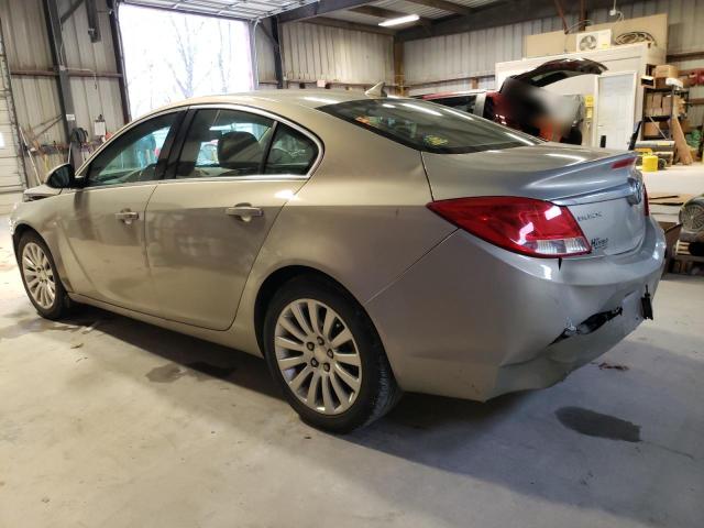 W04GS5EC5B1001628 - 2011 BUICK REGAL CXL TAN photo 2