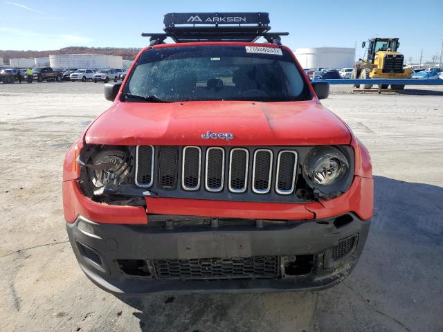 ZACCJBAH3FPC02960 - 2015 JEEP RENEGADE SPORT RED photo 5