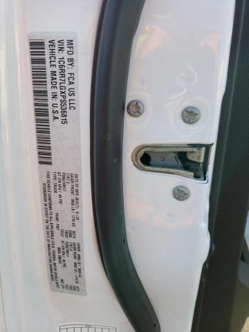 1C6RR7LGXPS536815 - 2023 RAM 1500 CLASS SLT თეთრი ფოტო 13