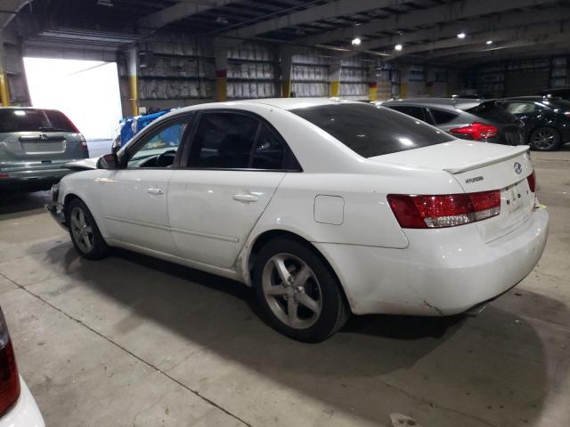 5NPEU46FX8H365880 - 2008 HYUNDAI SONATA SE WHITE photo 2