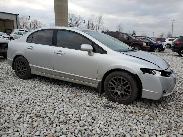 19XFA16919E001455 - 2009 HONDA CIVIC EXL ვერცხლისფერი ფოტო 4