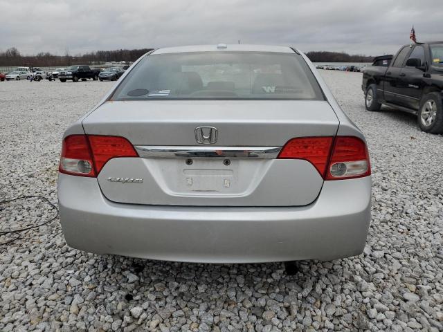 19XFA16919E001455 - 2009 HONDA CIVIC EXL ვერცხლისფერი ფოტო 6