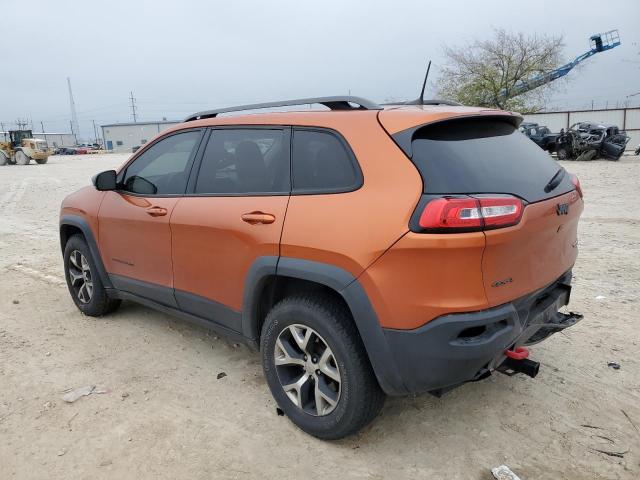 1C4PJMBS4GW124331 - 2016 JEEP CHEROKEE TRAILHAWK ORANGE photo 2