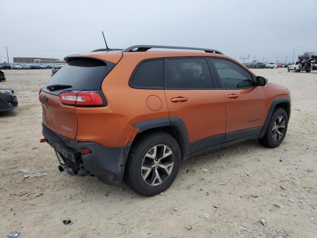1C4PJMBS4GW124331 - 2016 JEEP CHEROKEE TRAILHAWK ORANGE photo 3