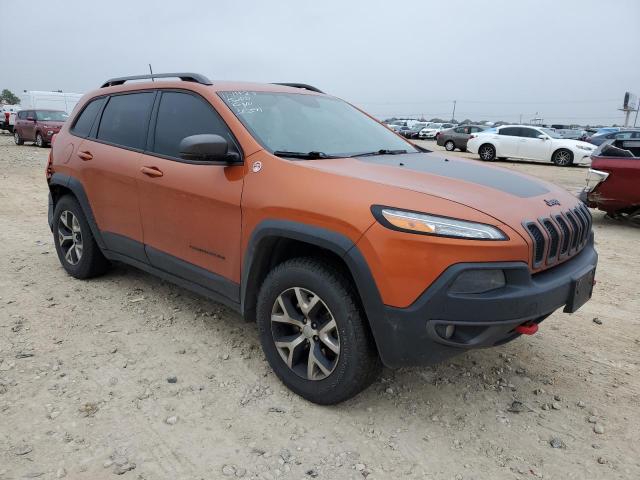 1C4PJMBS4GW124331 - 2016 JEEP CHEROKEE TRAILHAWK ORANGE photo 4