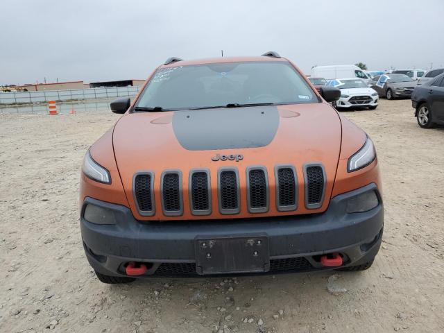 1C4PJMBS4GW124331 - 2016 JEEP CHEROKEE TRAILHAWK ORANGE photo 5