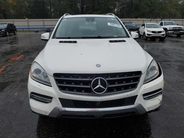4JGDA5HB0EA382576 - 2014 MERCEDES-BENZ ML 350 4MATIC WHITE photo 5
