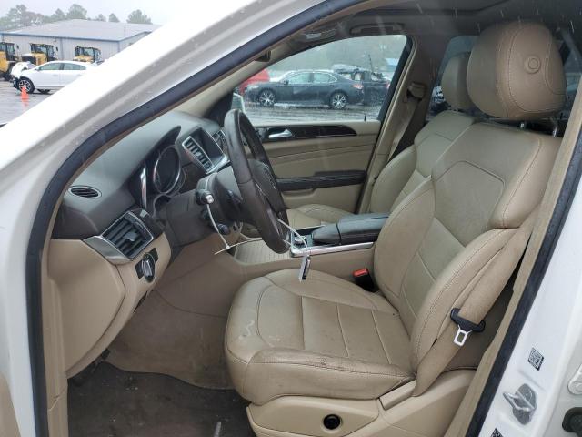 4JGDA5HB0EA382576 - 2014 MERCEDES-BENZ ML 350 4MATIC WHITE photo 7