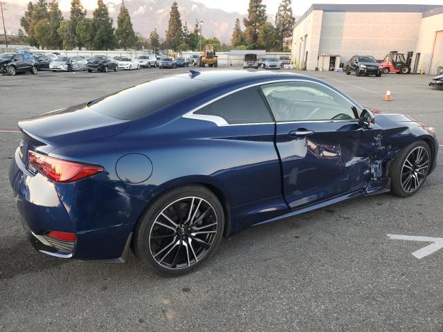 JN1EV7EK0JM340479 - 2018 INFINITI Q60 LUXE 300 BLUE photo 3