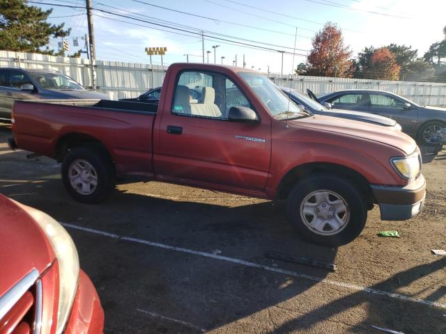 5TENL42N51Z841729 - 2001 TOYOTA TACOMA BURGUNDY photo 4