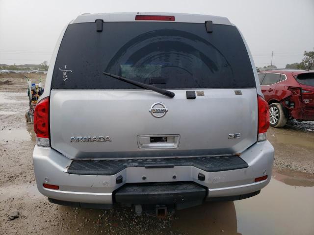 5N1AA08DX8N633060 - 2008 NISSAN ARMADA SE SILVER photo 6