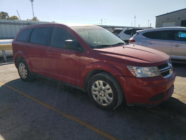 3C4PDCABXFT531531 - 2015 DODGE JOURNEY SE RED photo 4