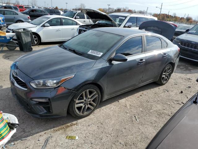 3KPF34AD0KE033794 - 2019 KIA FORTE GT LINE GRAY photo 1