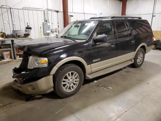 1FMFK18527LA82859 - 2007 FORD EXPEDITION EL EDDIE BAUER BLACK photo 1