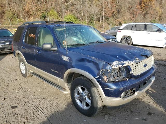 1FMDU74E95ZA10772 - 2005 FORD EXPLORER EDDIE BAUER BLUE photo 4