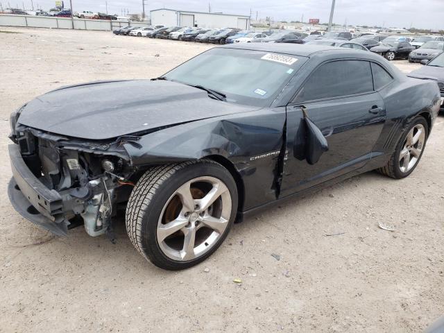 2G1FB1E3XE9176752 - 2014 CHEVROLET CAMARO LT BLACK photo 1