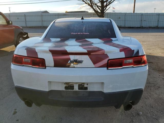 2G1FA1E37E9319837 - 2014 CHEVROLET CAMARO LS WHITE photo 6