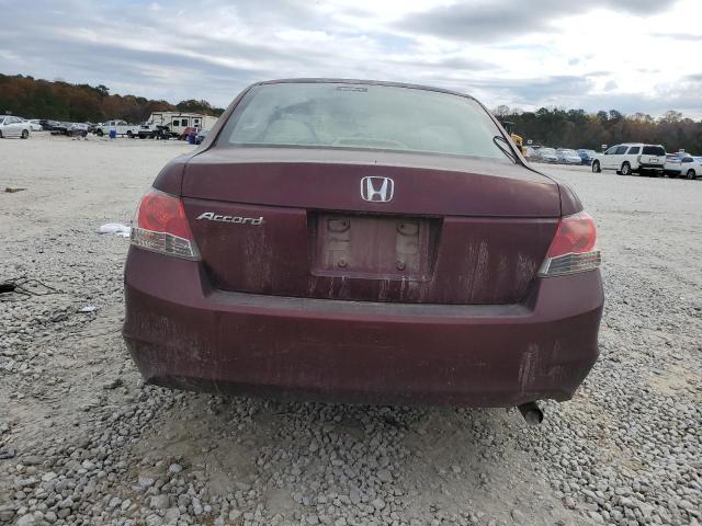 1HGCP26359A031596 - 2009 HONDA ACCORD LX BURGUNDY photo 6