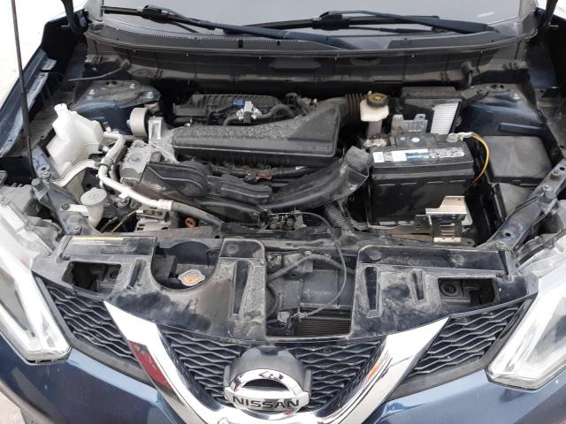 KNMAT2MT3FP573471 - 2015 NISSAN ROGUE S BLUE photo 11