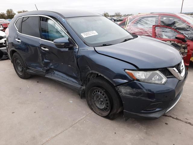 KNMAT2MT3FP573471 - 2015 NISSAN ROGUE S BLUE photo 4