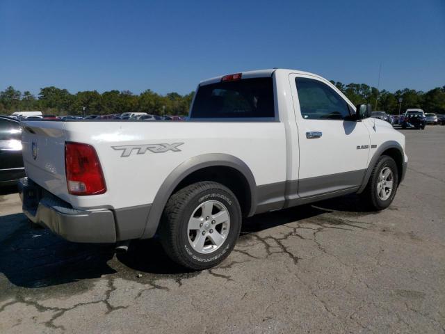 3D7JB1ET6AG105717 - 2010 DODGE RAM 1500 WHITE photo 3