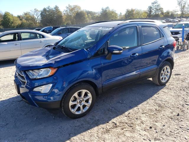 MAJ3S2GE8KC271027 - 2019 FORD ECOSPORT SE ლურჯი ფოტო 1