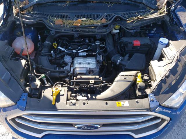 MAJ3S2GE8KC271027 - 2019 FORD ECOSPORT SE ლურჯი ფოტო 12