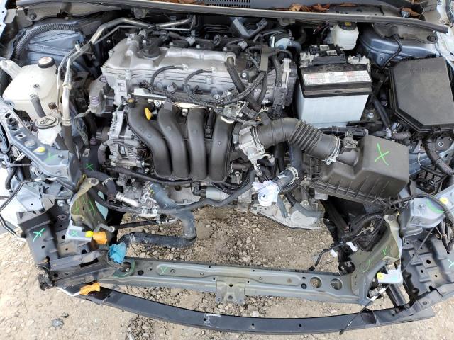 5YFEPMAE1MP236283 - 2021 TOYOTA COROLLA LE BLUE photo 11