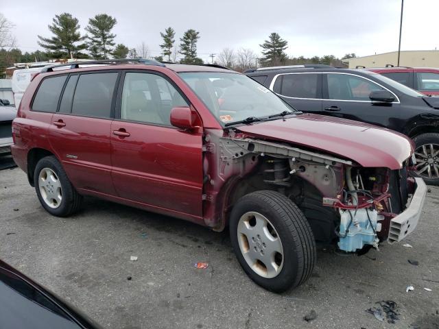 JTEEP21A460182407 - 2006 TOYOTA HIGHLANDER LIMITED RED photo 4