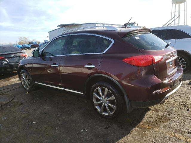 JN1BJ0RR3GM261734 - 2016 INFINITI QX50 BURGUNDY photo 2