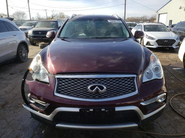 JN1BJ0RR3GM261734 - 2016 INFINITI QX50 BURGUNDY photo 5