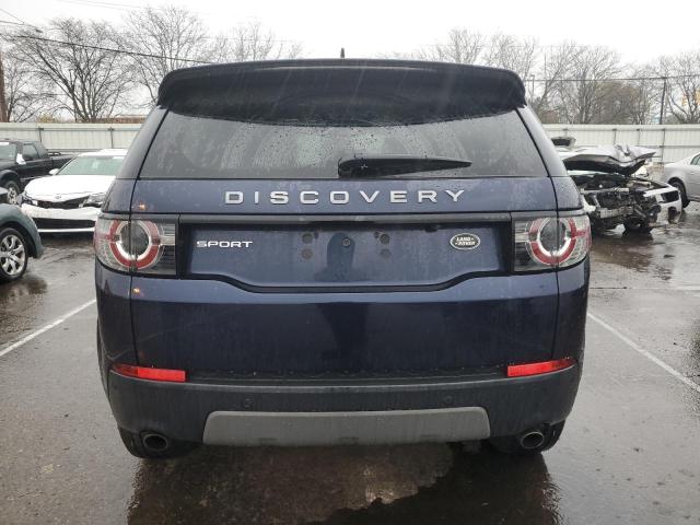 SALCP2BG0GH590011 - 2016 LAND ROVER DISCOVERY SE BLUE photo 6