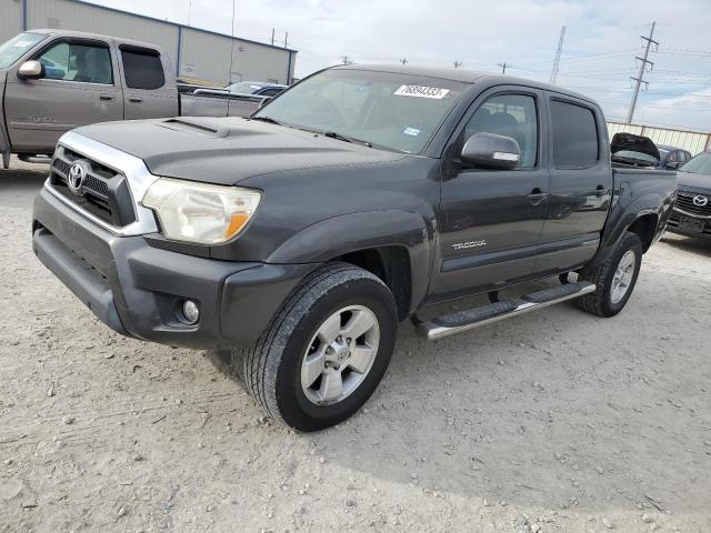 5TFJU4GN0DX035958 - 2013 TOYOTA TACOMA DOUBLE CAB PRERUNNER GRAY photo 1