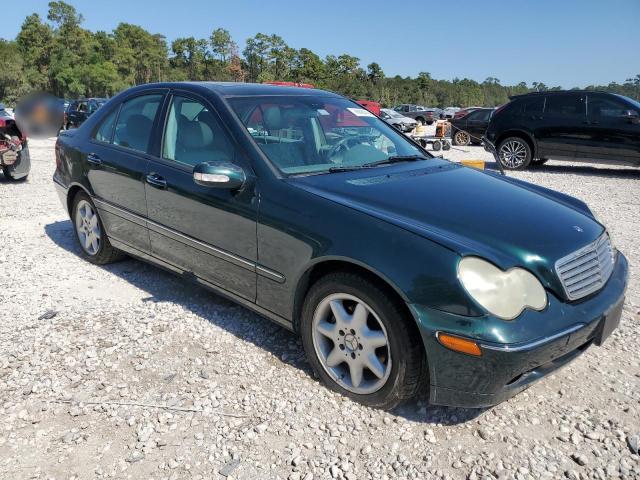 WDBRF61J64A561575 - 2004 MERCEDES-BENZ C 240 GREEN photo 4