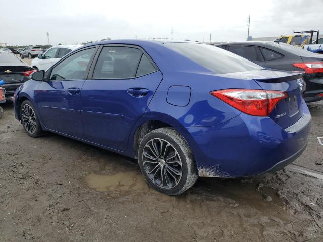 5YFBURHE5FP299517 - 2015 TOYOTA COROLLA L BLUE photo 2