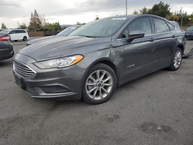 3FA6P0LU9HR318415 - 2017 FORD FUSION SE HYBRID CHARCOAL photo 1