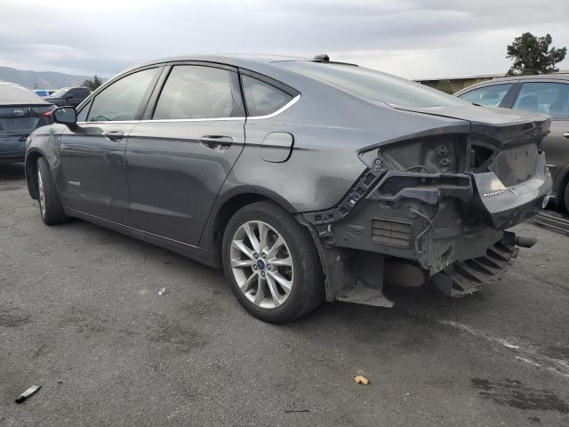 3FA6P0LU9HR318415 - 2017 FORD FUSION SE HYBRID CHARCOAL photo 2