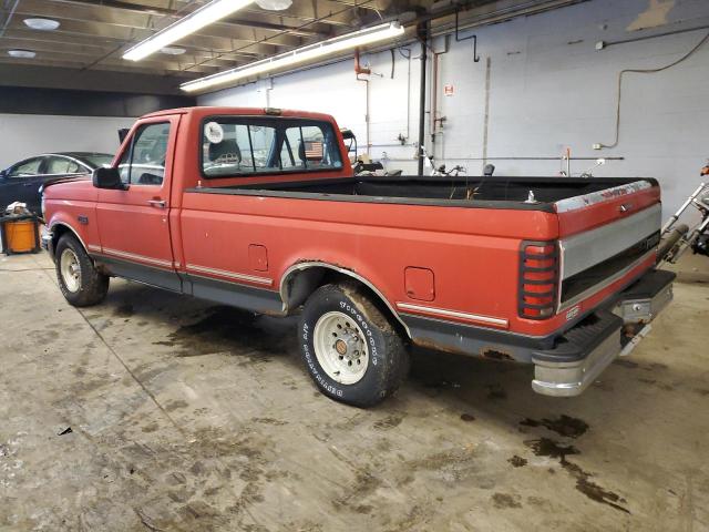 1FTEF15N8NNB09265 - 1992 FORD F-150 RED photo 2