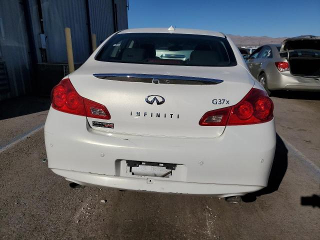 JN1CV6AR4BM404478 - 2011 INFINITI G37 WHITE photo 6