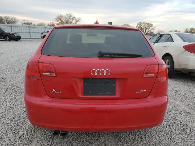 WAUHF78P76A097287 - 2006 AUDI A3 2 RED photo 6