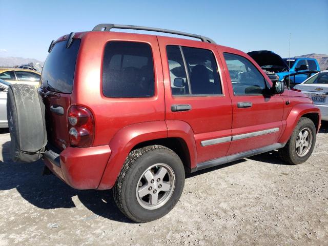 1J4GL38K65W645490 - 2005 JEEP LIBERTY RENEGADE BURGUNDY photo 3