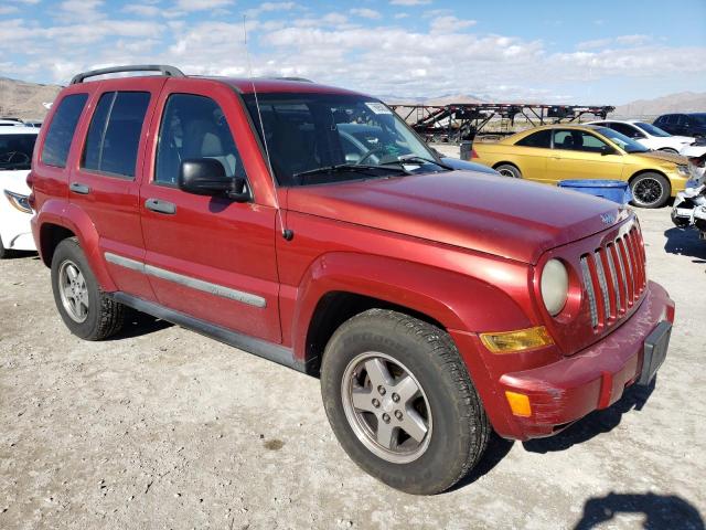 1J4GL38K65W645490 - 2005 JEEP LIBERTY RENEGADE 勃艮第红 照片 4