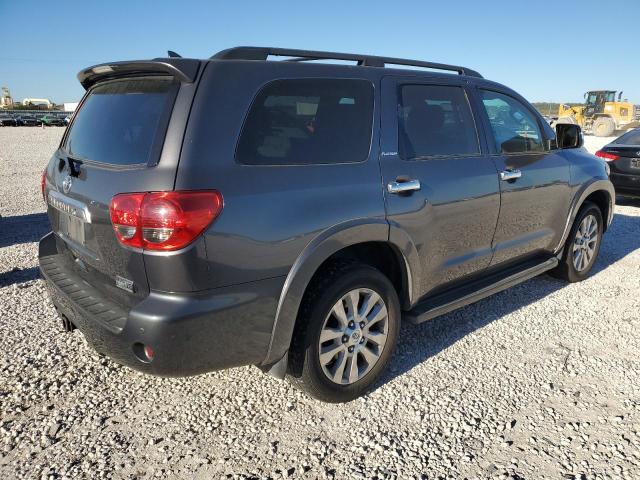 5TDYY5G10DS048575 - 2013 TOYOTA SEQUOIA PLATINUM GRAY photo 3