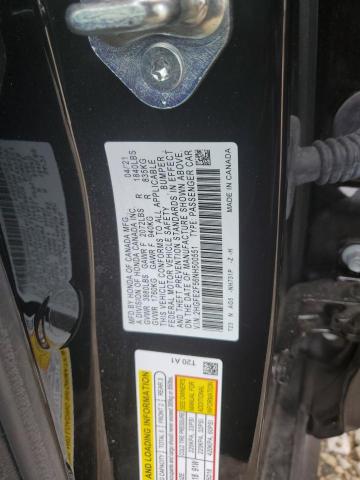 2HGFE2F56NH500551 - 2022 HONDA CIVIC SPORT 黑色 照片 12