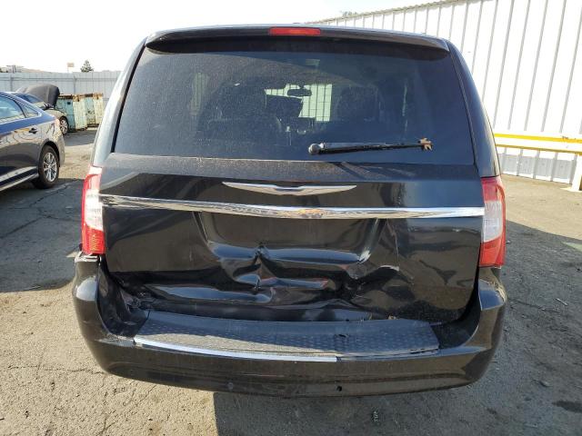 2C4RC1CG6CR117816 - 2012 CHRYSLER TOWN & COU TOURING L BLACK photo 6