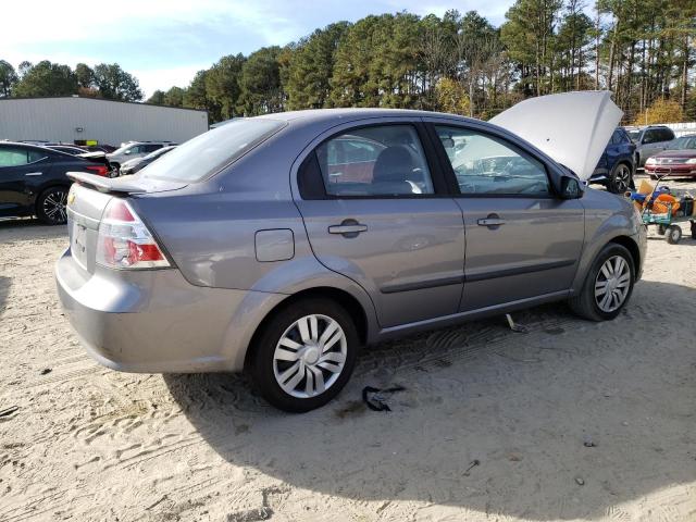 KL1TG5DE1AB069000 - 2010 CHEVROLET AVEO LT GRAY photo 3