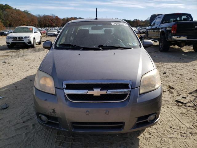 KL1TG5DE1AB069000 - 2010 CHEVROLET AVEO LT GRAY photo 5