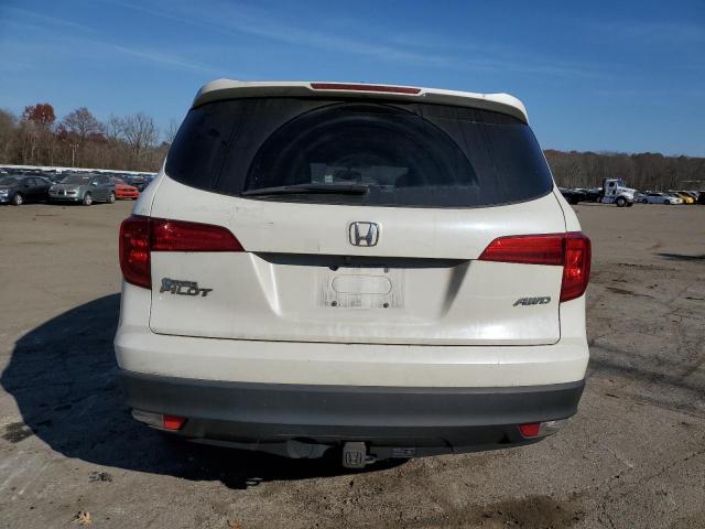 5FNYF6H56JB034743 - 2018 HONDA PILOT EXL WHITE photo 6