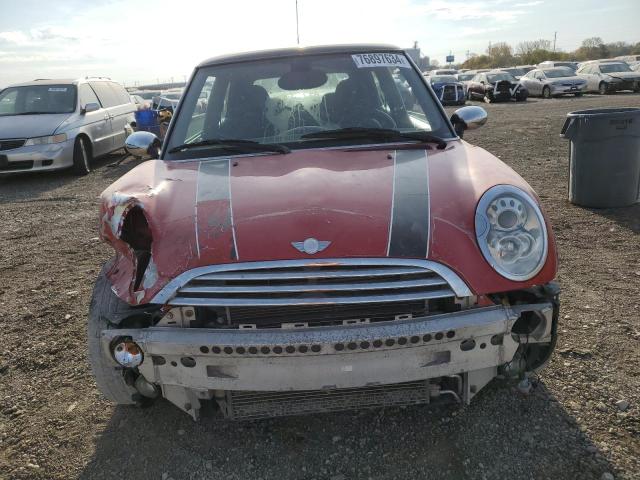 WMWRC33526TK65059 - 2006 MINI COOPER RED photo 5