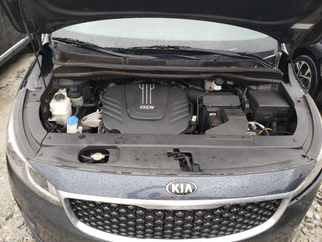 KNDMB5C13G6088188 - 2016 KIA SEDONA LX BLUE photo 12